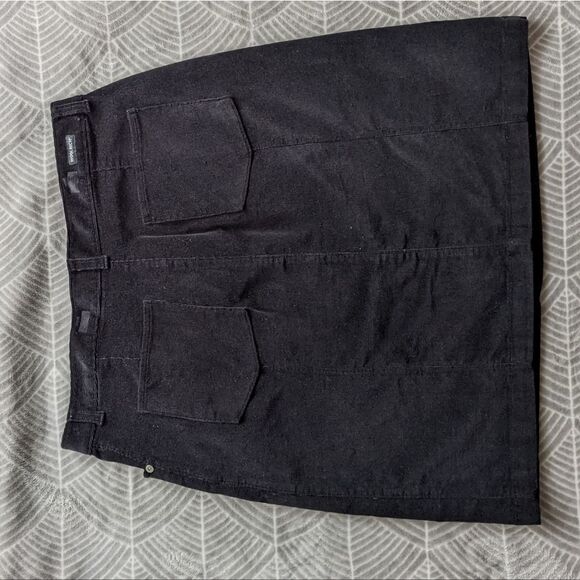 Woolrich black velvet pencil skirt size 12 @K1 - Picture 13 of 13